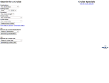 Tablet Screenshot of ecruises.revelex.com